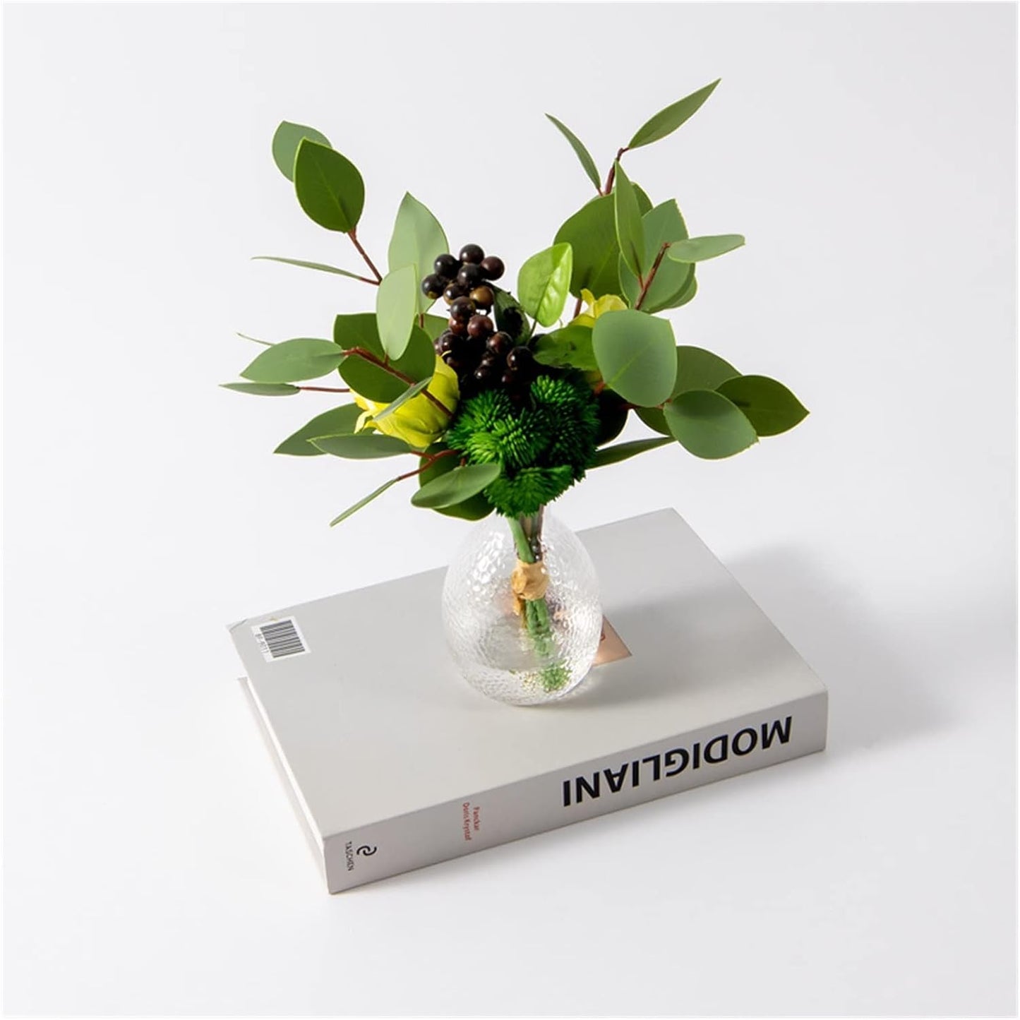 Artificial Silk Flower Bouquet, Realistic Fake Flowers for Home, Living Room, Table & Decorative Floral Arrangements
