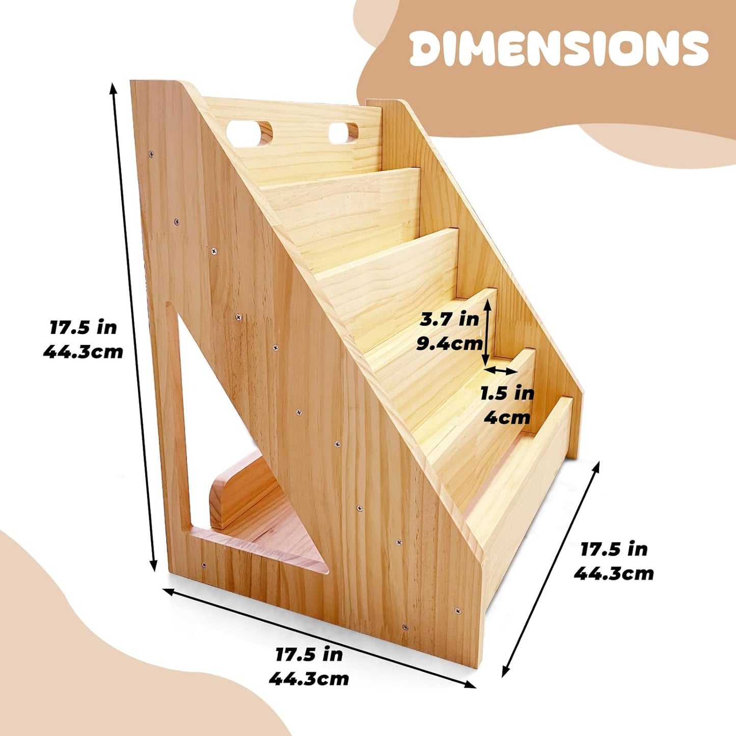 5-Tier Montessori Front-Facing Kids Bookshelf with Back Storage, Natural Wood Book Display Organizer for Toddlers, Children's Rooms & Reading Nooks
