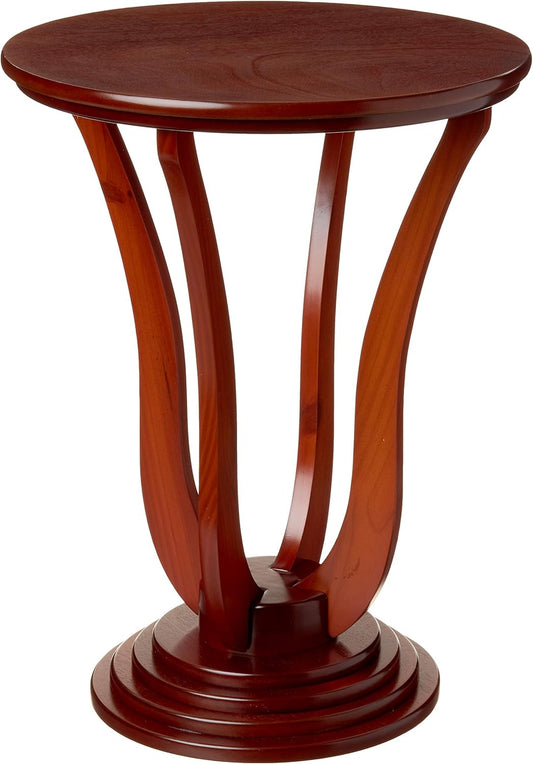 25.8-Inch Round End Table, Stylish Side Table for Living Room, Bedroom & Home Décor