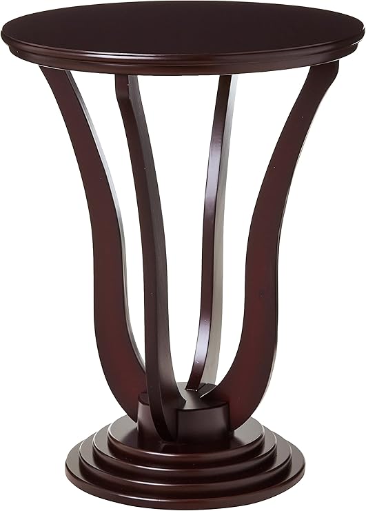 25.8-Inch Round End Table, Stylish Side Table for Living Room, Bedroom & Home Décor