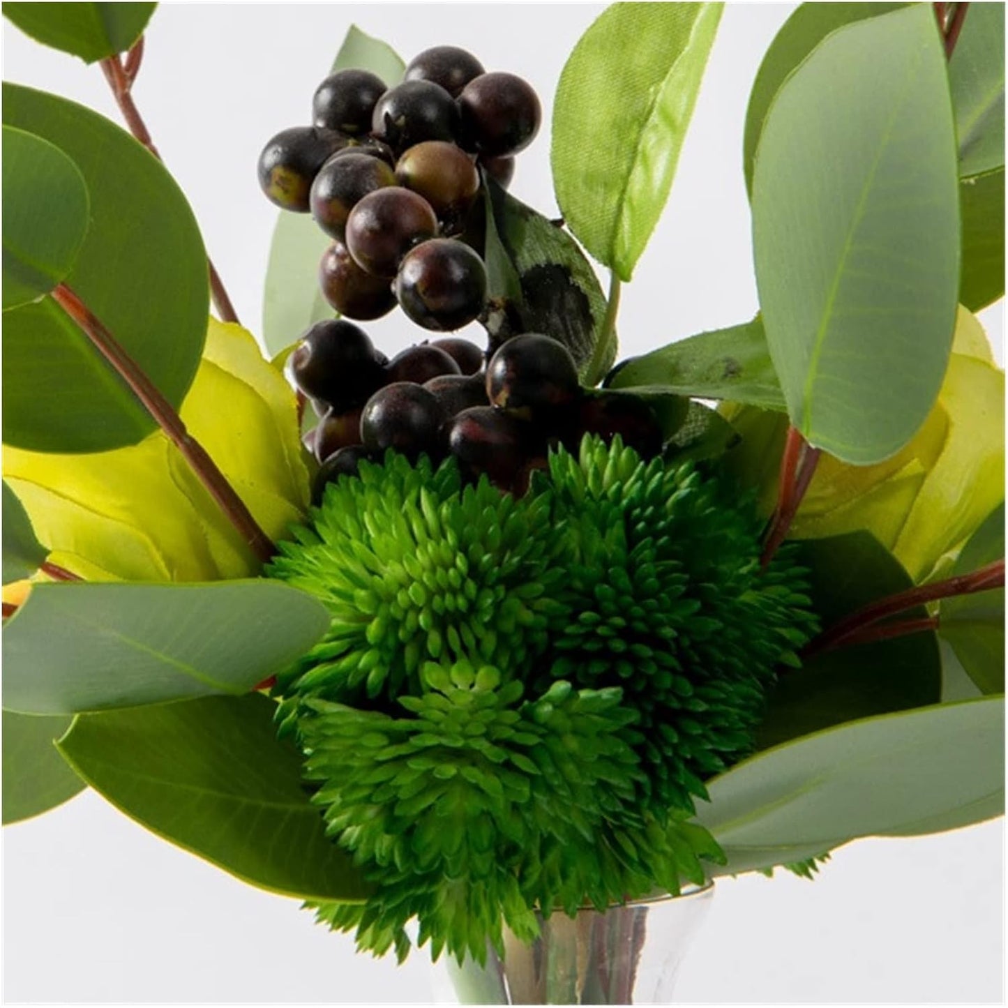 Artificial Silk Flower Bouquet, Realistic Fake Flowers for Home, Living Room, Table & Decorative Floral Arrangements
